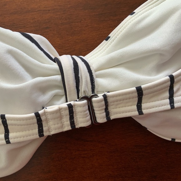 Billabong Flora Beat Striped Bandeau Bikini Top - Picture 8 of 14